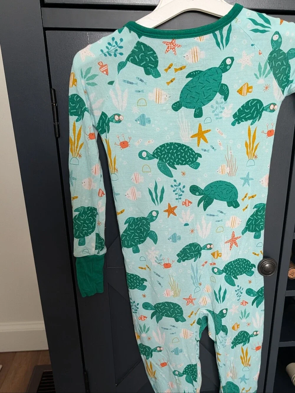 Little Sleepies Turtle Print Zippy